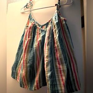 Multicolor baby doll top